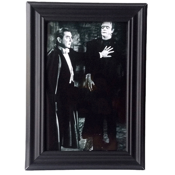 Dracula & Frankenstein Gothic goth vampires vampire punk monster universal art - Picture 1 of 2